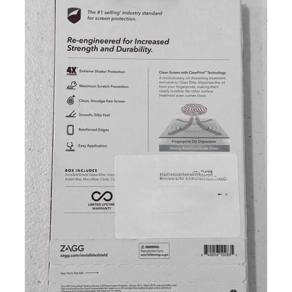 InvisibleShield Glass EScreen Protector For iPhone 11 proMax - Picture 2 of 2